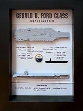 Gerald R Ford Class Display Shadow Box, CVN-78, 6