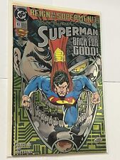 DC Comic #82 Reign of the Superman 1993 Signed COA Mike Carlin/ Brett Breeding | picture