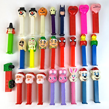 Vintage Pez Dispensers Lot of (26) Christmas, Holiday, Superhero, & More picture