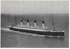 VINTAGE REPRODUCTION CONT'L POSTCARD OLYMPIC BRITISH-AMERICAN WHITE STAR LINE picture