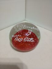 Vintage Coca Cola Paper Weight Everybody Drinks Coca Cola picture