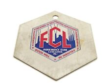 FCL Foremen's Club Lancaster PA Paper Tag Vintage picture