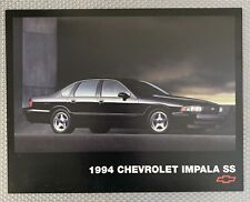 1994 Chevrolet Impala SS 2 Page Brochure Framable Picture picture