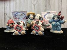 Vintage Enesco Mary's Moos Lot Of 5 (Five) With Accessories picture
