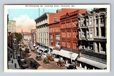 Portland ME-Maine, Congress Street Looking East, Antique, Vintage Postcard picture