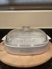 Corning Ware “Country Cornflower” CASSEROLE Dish with Lid A-10-B picture