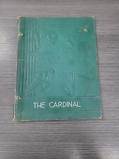 vintage yearbook CARDINAL 1950 DRYDEN, MICHIGAN SOFTCOVER HIGH SCHOOL GREEN picture