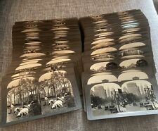 Vintage Keystone Stereoview Card Lot Of 115 Cards~U.S.~Egypt~Italy~Russia & More picture