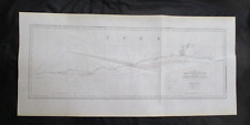 1898 Map Showing Positions of U.S. Naval & Spanish  Fleet, Battle July 3,  1898 picture