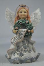 Jim Shore 2022 White Woodland 'Believe' Angel Ornament #6009587 NEW In Box picture