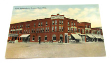 Old 1900's North Independence Avenue Enid OK Antique Oklahoma Postcard picture