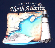 Carnival Cruise Line North Atlantic Splendor Cruising vacation T-Shirt, Mens XL picture