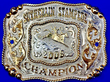 Sutherlin Stampede Championship Rodeo Trophy Oregon 2008 Belt Buckle by TR picture