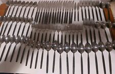 Lot Of 86pcs Oneida JAPAN Northland Stainless Vintage Black Accents Flatware picture