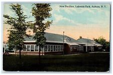 1913 New Pavilion Lakeside Park Auburn New York NY Posted Postcard picture