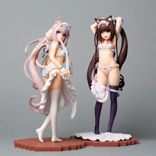 NEKOPARA Vanilla & Chocolat Changing Clothes Maid Action Figure PVC Model Toys picture
