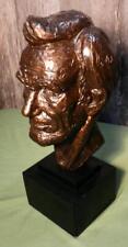 VINTAGE LEO CHERNE 1955 LINCOLN BUST ALVA PRESIDENT LINCOLN BUST 14-1/2 pounds picture