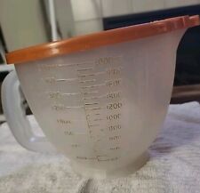 TUPPERWARE Vintage 1970's Mix N Store 8 Cup Measuring Bowl Pitcher With Lid  picture