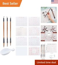 12pcs Chinese Calligraphy Set - Water Writing Cloth, Traditional Brushes & In... picture