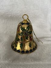 Cloisonné Bell Christmas Ornament picture