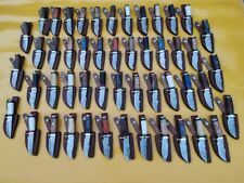 Lot of 20 HANDMADE DAMASCUS STEEL SKINNER HUNTING KNIVES 6inch picture