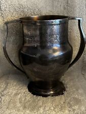 Antique Galveston County Trophy CUP 1911 Poultry Chicken Winner Charles Thomas picture