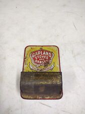 Vintage 1930's Garland Stoves And Ranges Advertising  Tin Litho Match Holder picture