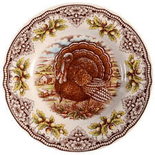 Victorian English Pottery-Royal Stafford Homeland Turkey Salad Plate 11001652 picture