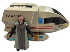 Star Trek 1994 Playmates Mini Goddard Shuttle Craft 1701-D TESTED Works + WORF picture