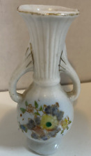 Vintage Hadson Hand Painted Floral Vase Made In Japan 4