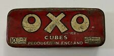 Vintage OXO Cubes Tin - England Large 10 Cubes Size picture
