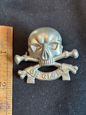 GREAT WW1/2  17th 21st  Regiment  Death or Glory Cap Badge picture