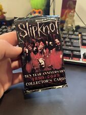 RARE SEALED Slipknot Collector’s Cards Ten Year Anniversary 1999-2009 picture