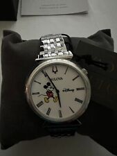 Bulova Mickey Mouse Logo  Watch Brand NEW Vintage Limited Edition picture