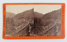 Western Maryland R.R. Scenery E.M. Recher Train Trestle with Mountains SV picture
