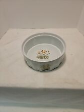 Vintage Porcelain Souffle Bakeware Dish 6 Floral Patterns 8