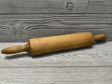 Vintage One Piece Wooden Rolling Pin 17” Retro Granny’s Kitchen Decor See Pics picture