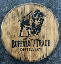 Authentic Buffalo Trace Full Logo Distillery Bourbon Barrel Head 21.5” Diameter picture