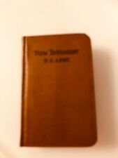 antique/vintage New Testament US Army military collectible  pocket bible picture
