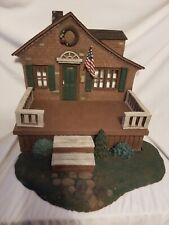 Sarahs Attic House Porch Lawn set large and heavy vintage Cabin Resin picture