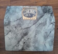 Vintage Hanson Bathroom Floor Scale  Marble Design Heavy Duty Steel Grandmacore  picture