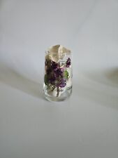 Drnking Glass 1950s Brockway Flower of The Month Violet February  picture