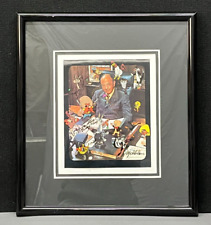 Mel Blanc Signed and Framed PHOTOGRAPH with Characters 19