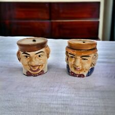 Pair of Vintage Toby Mugs Cups Handled 3
