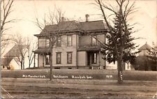 1914 Real Photo Postcard Henderson Residence in Randall, Indiana picture