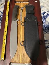 Custom Rob Simonich Bowie Knife 2 In 1 Talonite Parasite Model W/ 3 Sheaths USA picture