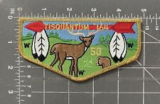 Tisquantum 164 50 Order of the Arrow WWW OA Patch Lodge Flap Boy Scouts BSA OCC picture
