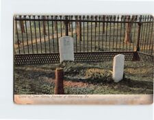 Postcard Grave of John Harris, Founder of Harrisburg, Pennsylvania picture