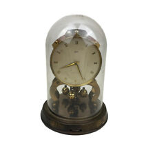 Vintage Schatz 1000 Day Round Anniversary Clock with Plastic Dome parts repair picture