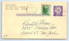 Author Playwright David Sawn Dramarena to Kenneth Shaw Postcard 1963 RE: Script picture